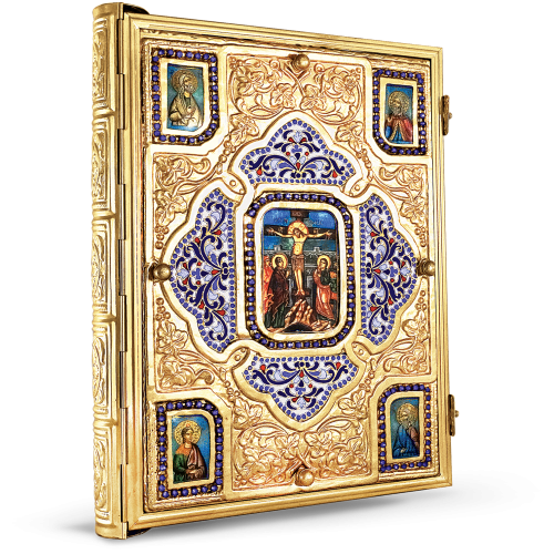 Orthodox Gospel Cover - Enamel Heart