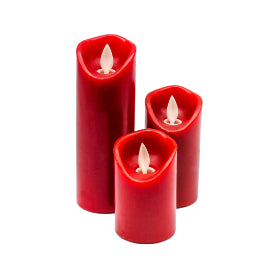 Red Wax LED Candles
