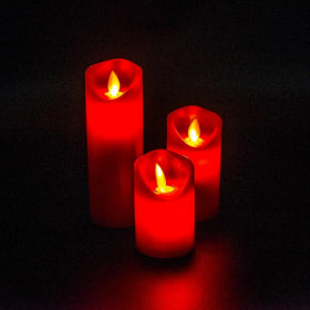 Red Wax LED Candles