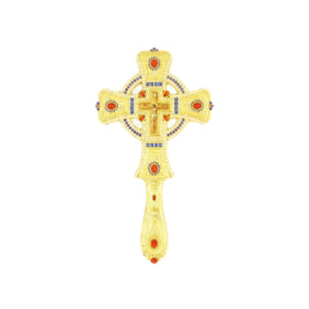 Blessing Cross with Enamel and original stone