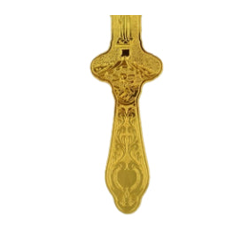 Byzantine Priest Blessing Cross plated Gold