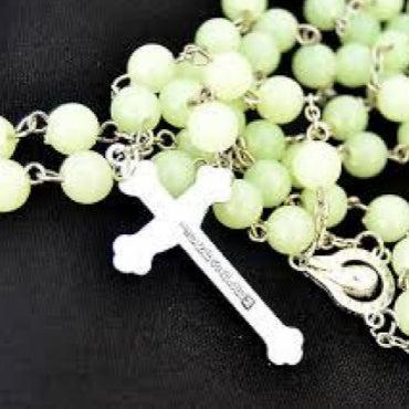 Glow in the dark wall Rosary from Jerusalem