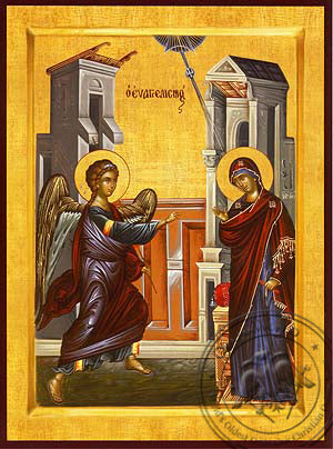 Annunciation Icon - Hand-Made