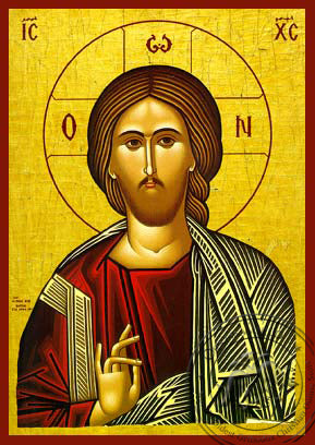 Christ Blessing Icon - Hand-Made