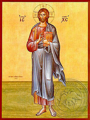 Christ Blessing Icon - Hand-Made