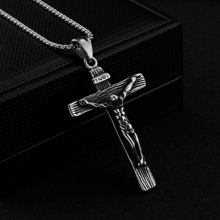 Titanium Crucifix Pendant