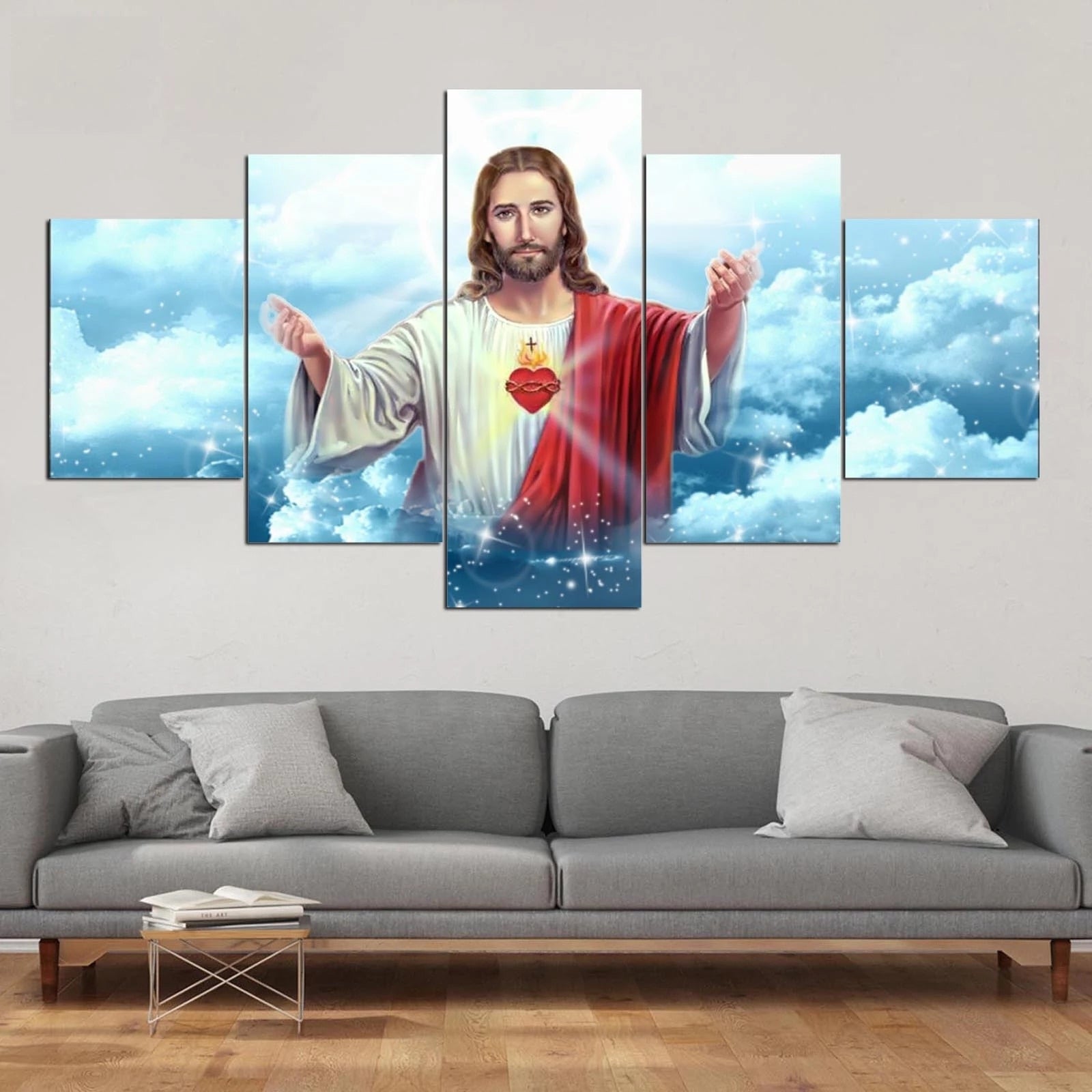Canvas Heart Of Jesus Painting