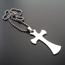Stainless Steel Cross pendant Necklace