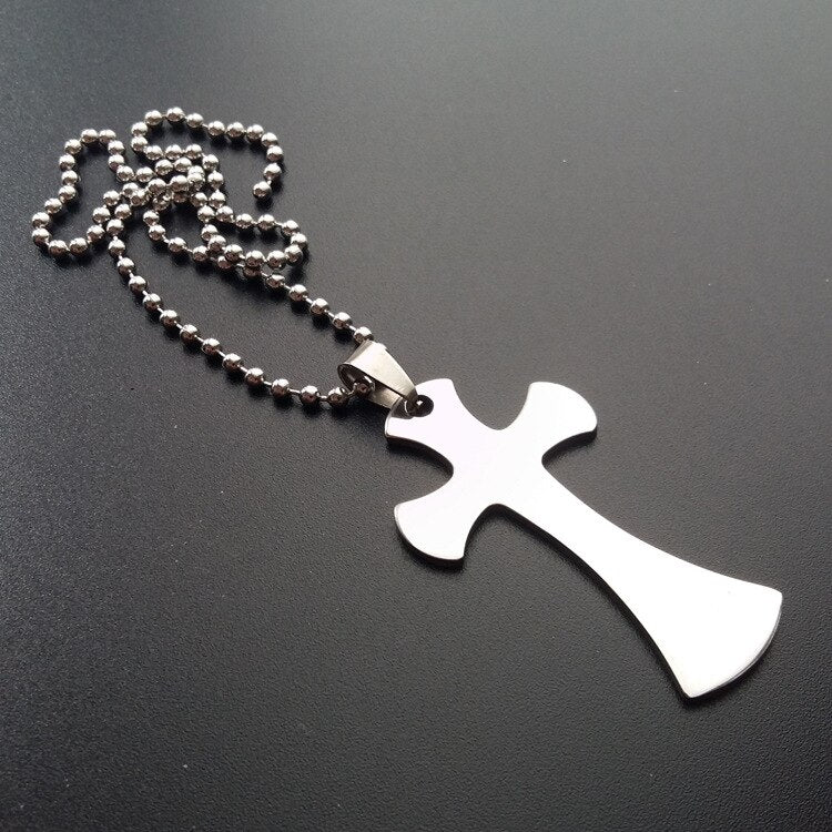 Stainless Steel Cross pendant Necklace