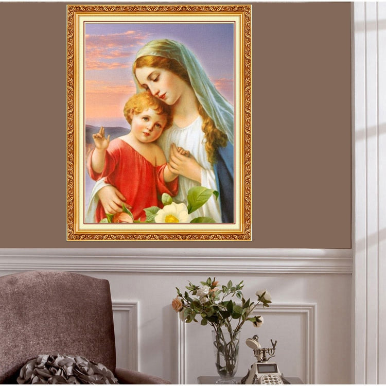 Immaculate Virgin Mary wall Portrait