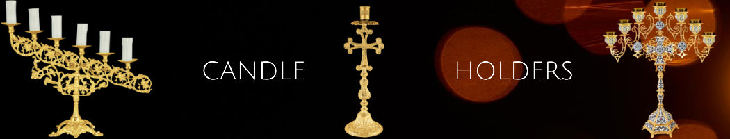 CHRCH CANDLE HOLDERS