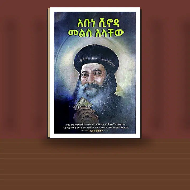 Abune Shinoda Mels Alachew — book cover mockup