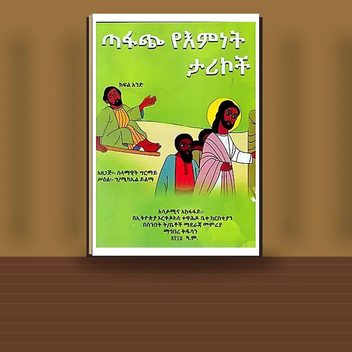 Tafach Yemnet Tarikoch — book cover mockup