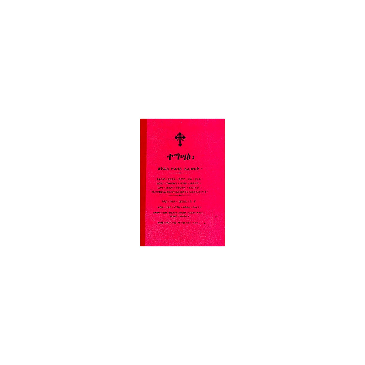 Tegsats (ZeKidus Yohanees Afewerk) — Ethiopian Orthodox book cover