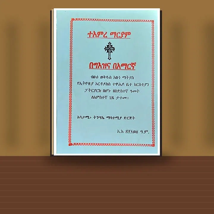 Teamire Mariam — book cover mockup