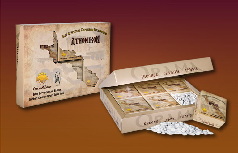 ATHONIKON Premium Boxset 6x100gr - Mount Athos Frankincense - ATH_INC_BOX