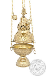 Byzantine Brass Ecclesiastical Censer - VAP_201B