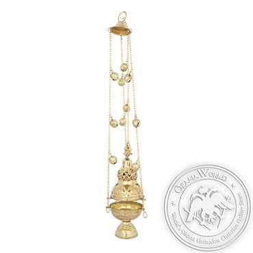 Byzantine Brass Ecclesiastical Censer - VAP_201B
