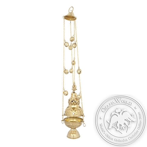Byzantine Brass Ecclesiastical Censer - VAP_201B