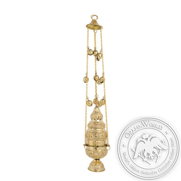 Byzantine Brass Ecclesiastical Censer - VAP_375B