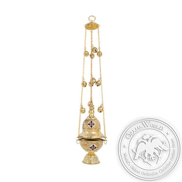 Byzantine Brass Ecclesiastical Censer - VAP_377B