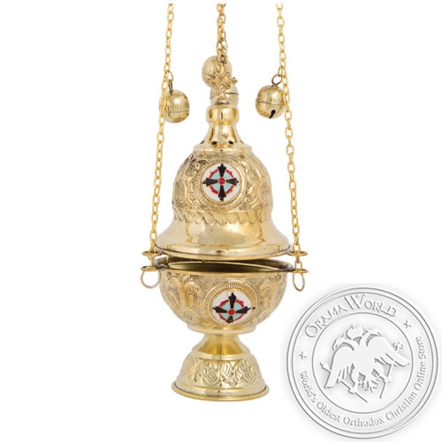 Byzantine Brass Ecclesiastical Censer - VAP_377B