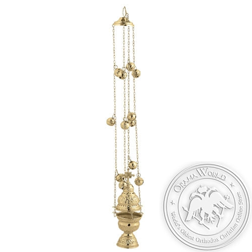 Byzantine Brass Ecclesiastical Censer - VAP_9390B