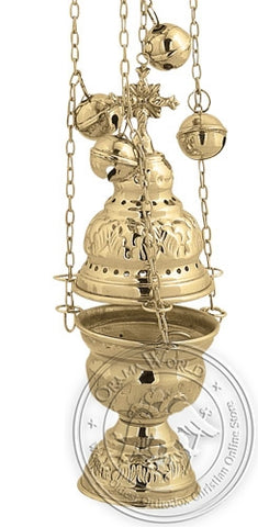 Byzantine Brass Ecclesiastical Censer - VAP_9390B