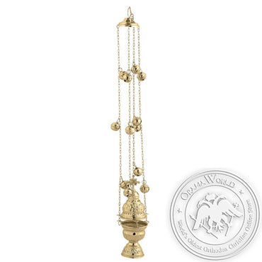 Byzantine Brass Ecclesiastical Censer - VAP_9390B