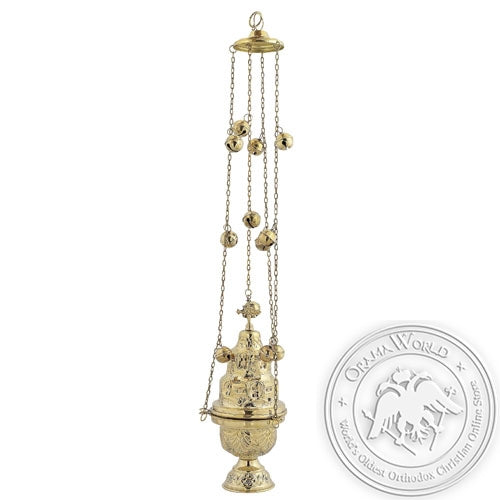 Byzantine Brass Ecclesiastical Censer - VAP_9392B