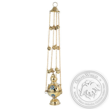 Byzantine Brass Ecclesiastical Censer - VAP_9781B