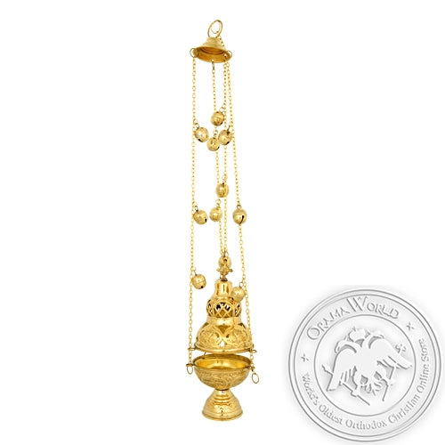 Byzantine Brass Ecclesiastical Censer - VAP_201B