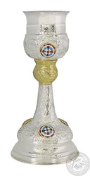 Chalice Set Mount Athos Design Silver Plated with Enamel 250ml - SID_1303