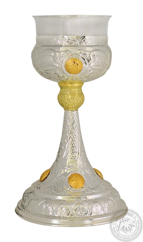 Chalice Set Mount Athos Design Two Coloured 1lt - SID_1301