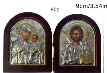 St Mary Wooden table top, Religious Icon,