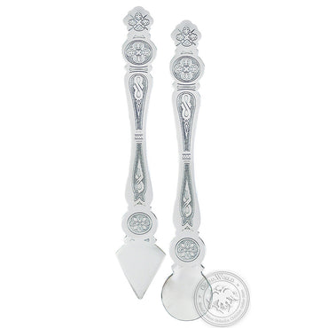 Chalice Set with Red Stones Engraved 250ml - SID_1326