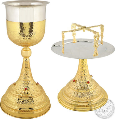Chalice Set with Red Stones 2000ml - SID_1354