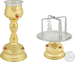 Chalice Set with Red Stones 250ml - SID_1320
