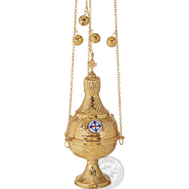 Ecclesiastical Censer Russian Design with Enamel - SID_1118