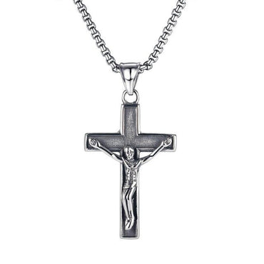 Crucifix Pendant Titanium Steel