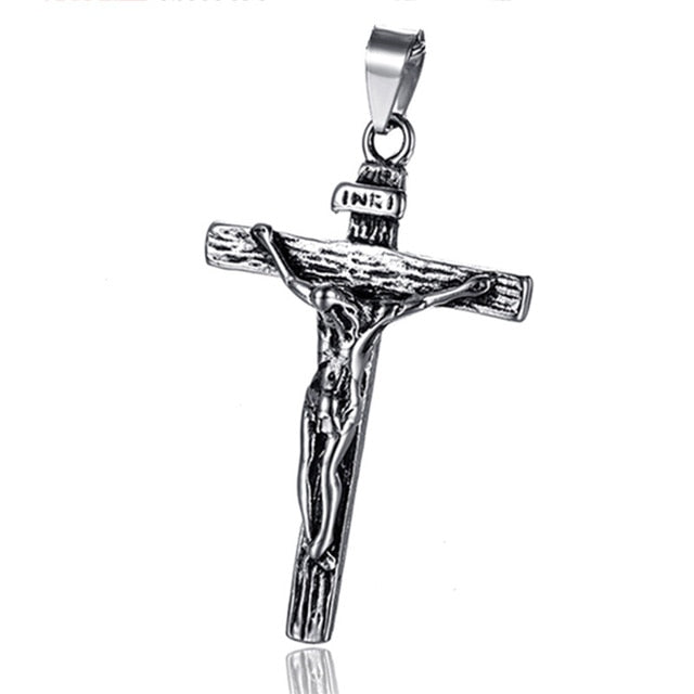 Stainless Steel Crucifix Pendants