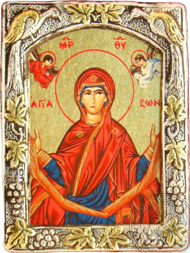 The Holy Belt - Silver Gold Icon - GKN_1S116B