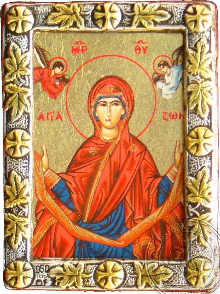 The Holy Belt - Silver Gold Icon - GKN_1S116O
