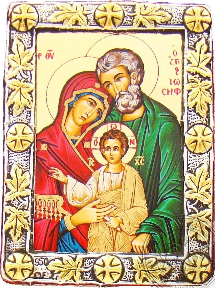 The Holy Family - Silver Gold Icon - GKN_1S106O