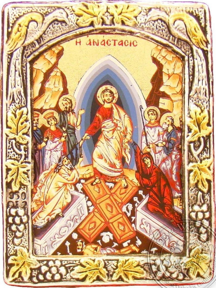 The Resurrection - Silver Gold Icon - GKN_1S103B