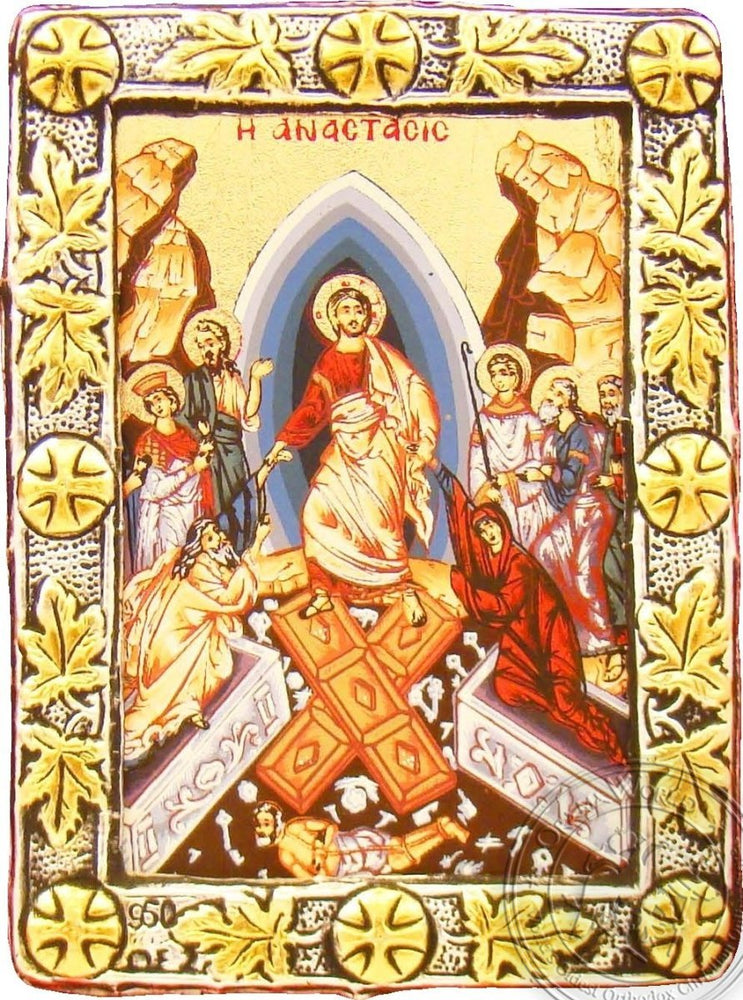The Resurrection - Silver Gold Icon - GKN_1S103O