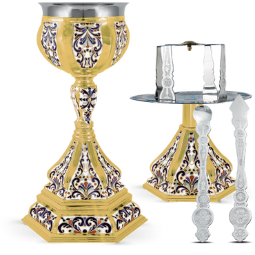 Enamel Chalice Set - 1000ml (Patmos)