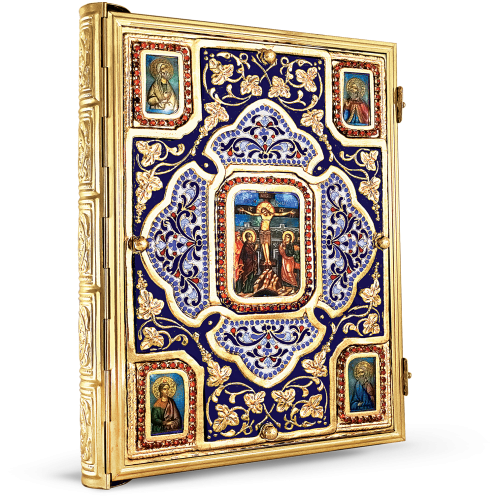 Orthodox Gospel Cover - Enamel Heart