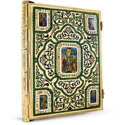 Orthodox Gospel Cover - Enamel Heart