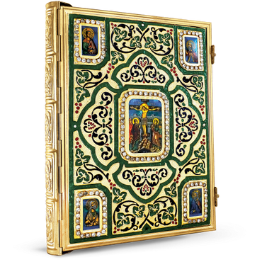 Orthodox Gospel Cover - Enamel Heart